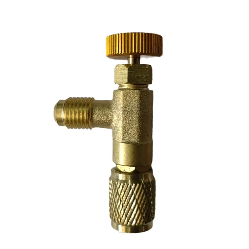 Liquid Safety Valve R410A R22 Air Conditioning Refrigerant Fluoride Repair 1/4 Air And 