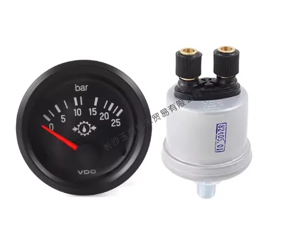 

Oil Pressure Gauge VDO Oil Pressure Gauge 0-25bar Diesel Generator Oil Induction Plug Sensor