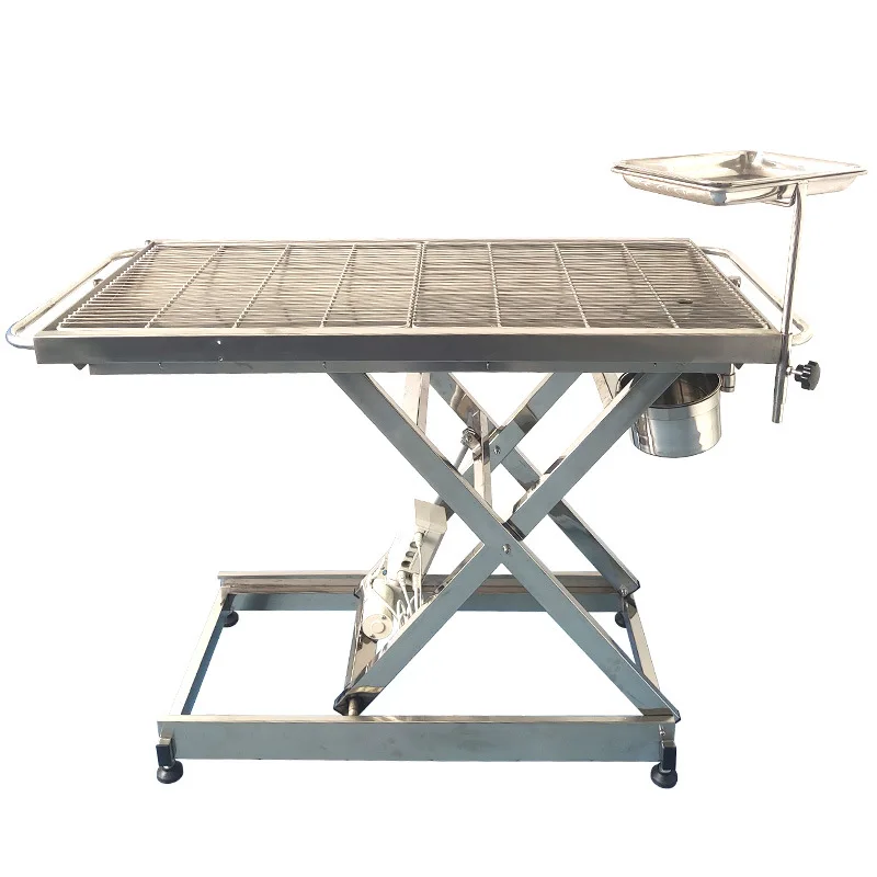 

table treatment table hydraulic lift beauty table stainless steel pet operating table cat and dog treatment table