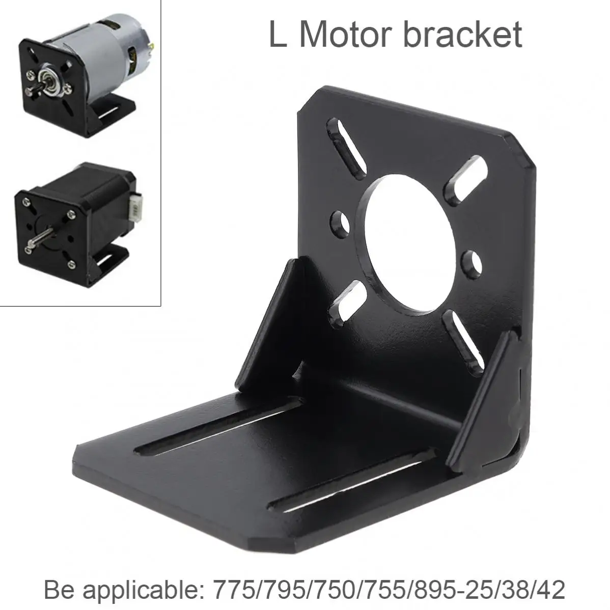 Universal NEMA 17 Stepper Motor Mounting Bracket DC Motor Fixing Base Motor Mount Bracket for Stepper Motor with M3 M4 Screws