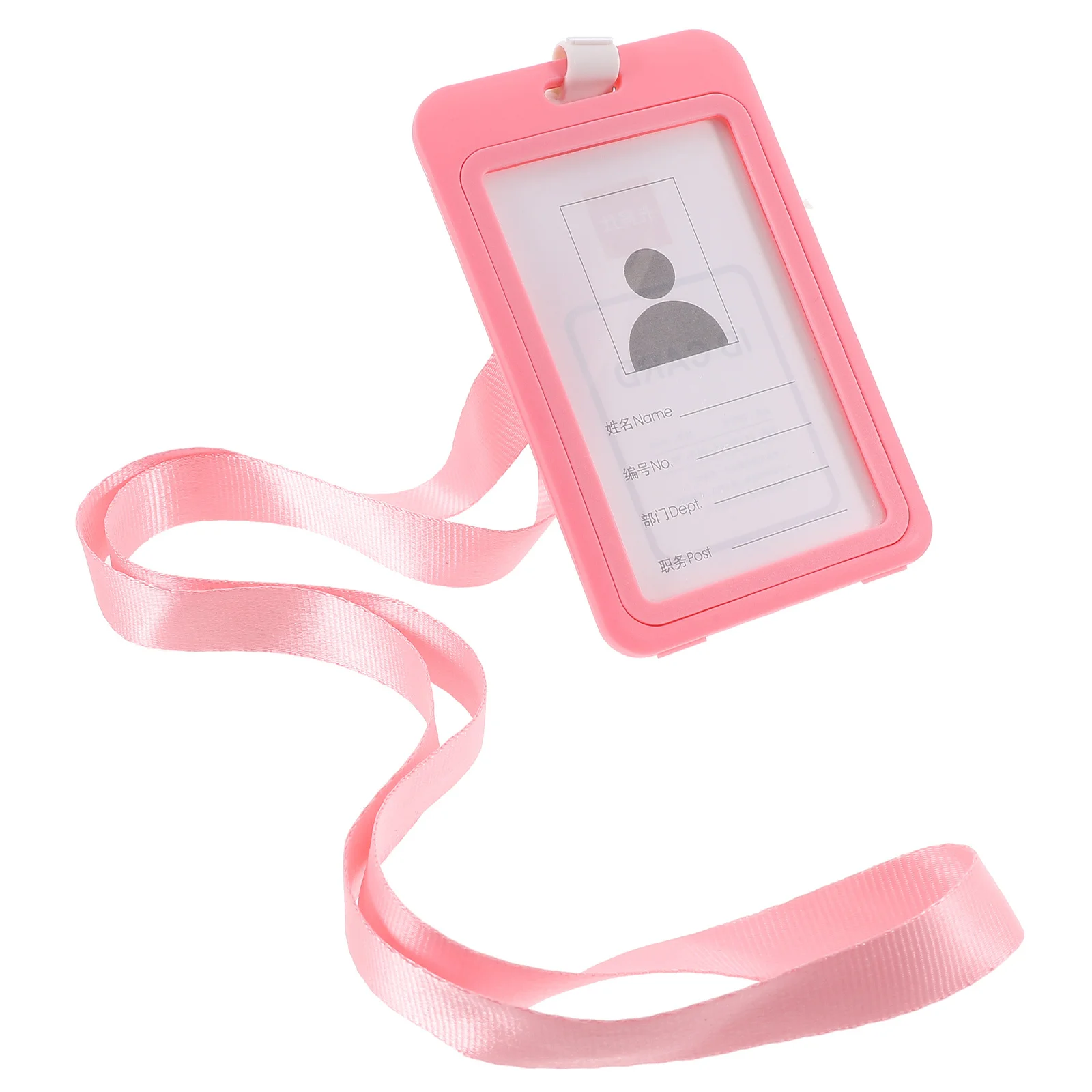 مجموعة واحدة من حامل الشارة، حامل البطاقة العملية، سهل التفكيك لمكتب المدرسة والسفر، غطاء بطاقات الحافلة