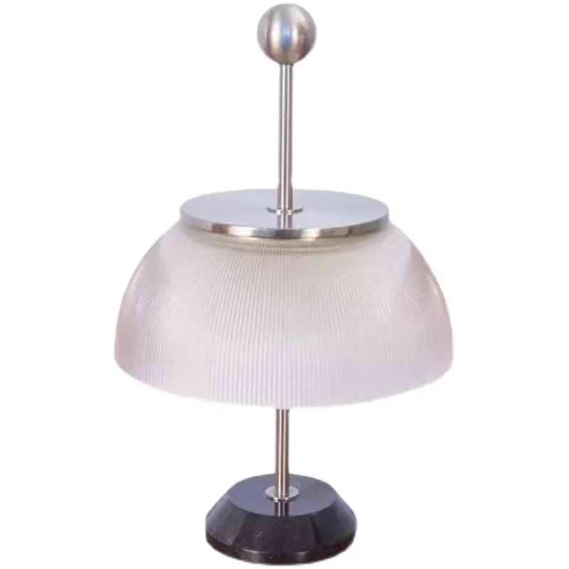 

Marble glass light luxury American industrial style bedroom B & B hotel study living room desk lamp