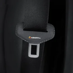 2pcs Car Seat Belt Plug Buckle Clip Protector Anti-Scratch Cover For Fiat Punto Abarth 500 Stilo Ducato Palio Bravo Doblo