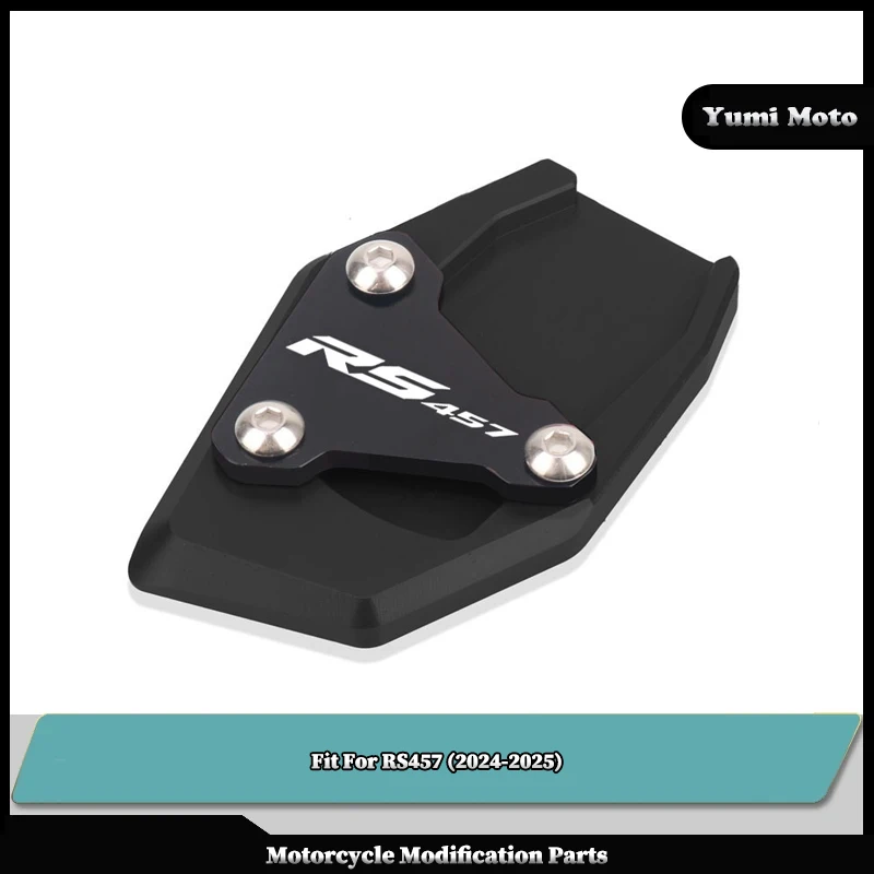 

Motorcycle Kickstand Foot Side Stand Extension Pad Support Plate Enlarge Stand Fit For Aprilia RS 457 RS457 2024-2025 rs457