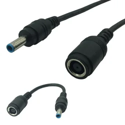 Female 7.4mm x 5.0mm to 4.5mm x3.0mm Male Charger Adapter Power Connector Converter Cable DC Jack for Dell Hp