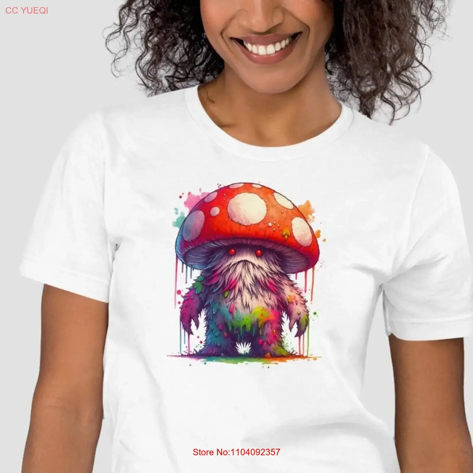 Mushroom T Shirt Bi… - image
