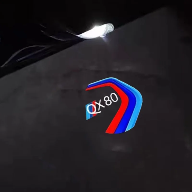 

LED Car Door Welcome Logo Bulb Ghost Shadow Light Courtesy Warning Lamp for Infiniti QX80 2013--2020 2021 2022 2023 2024 2025