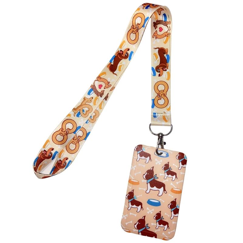 C1699 Dachshund Dogs Cute Lanyard for Key Neck Strap lanyards id badge holder Key Chain Key Holder Hang Key Rings Accessories