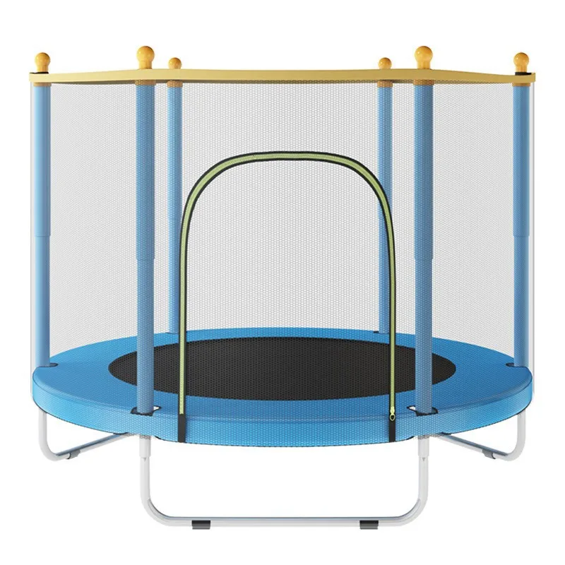 Indoor Home-use Bouncing Jumping Trampoline with Small Safety Protective Net, Fitness Toy for Body Workout，Trampolines，Fitness