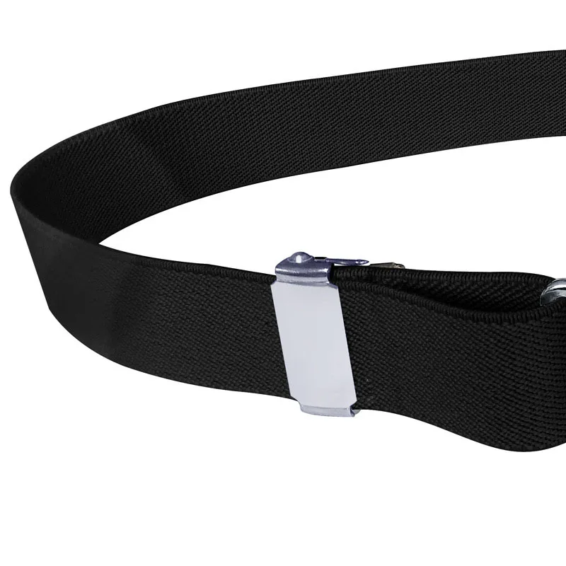 Adjustable Elastic Stretch Belt Invisible Belt for Women Girls Jeans Pants Dress,2.5cm Wide Metal Ring Buckle,No Hassle,No Bugle