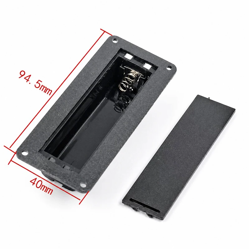 Embedded 18650 Lithium Battery Holder Box 1 2 3 Slots For Speaker With Cover Series Connection 3.7V 12V Battery Charger Parts