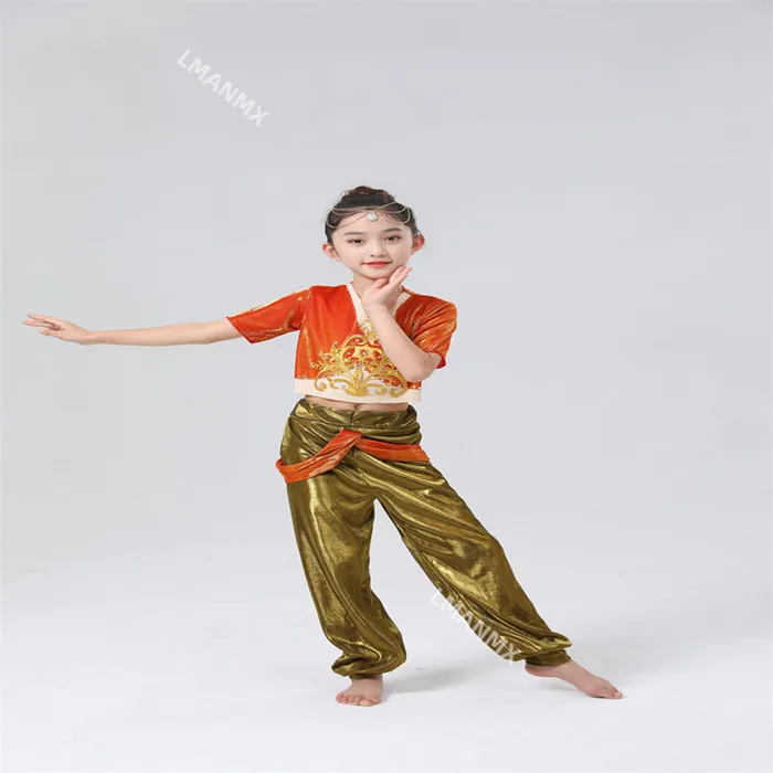 Chinese style children's street dance and jazz dance performance costume