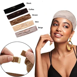 Yajukai Wig Grip Headband With Adjustable Elastic Band Velvet Headband Scarf No Slip Stretch Cotton Wig Band Comfortable 1Pcs