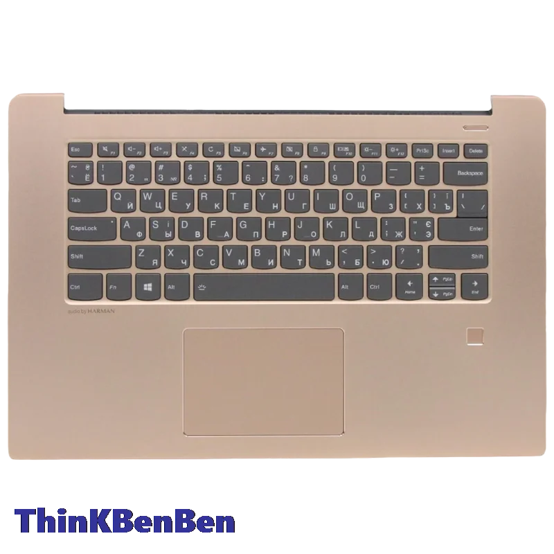 

UKR Ukrainian Copper Keyboard Upper Case Palmrest Shell Cover For Lenovo Ideapad 530S 15 15IKB 5CB0R12660