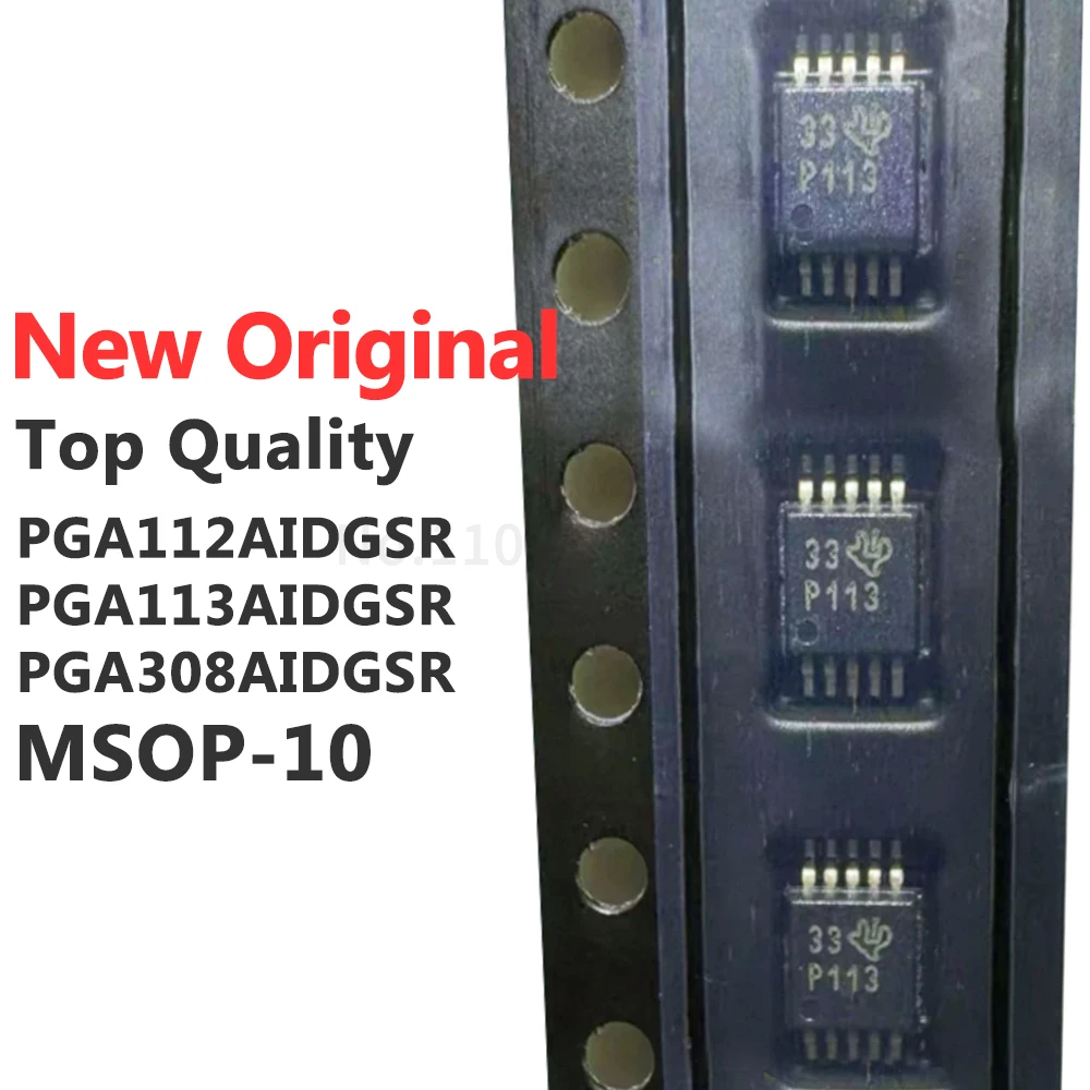 

(1 Piece) PGA112AIDGSR PGA113AIDGSR PGA308AIDGSR MSOP-10 112 113 30A New Original