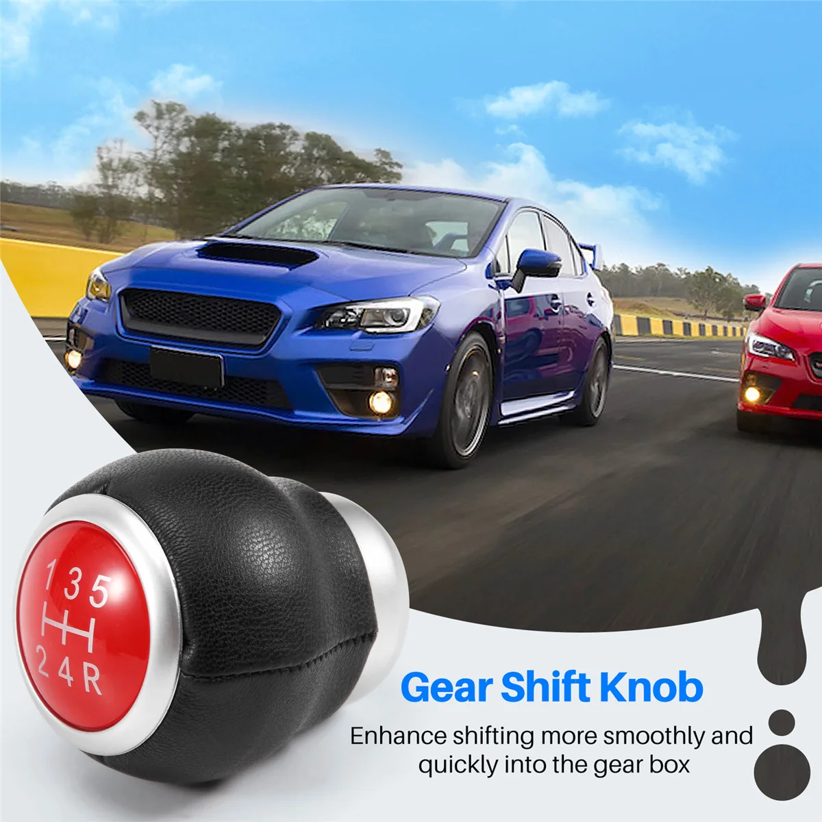 5-Speed Auto Handgeschakelde Versnellingspookknop Voor Subaru Impreza Wrx Sti Outback Boswachter 2010-2018