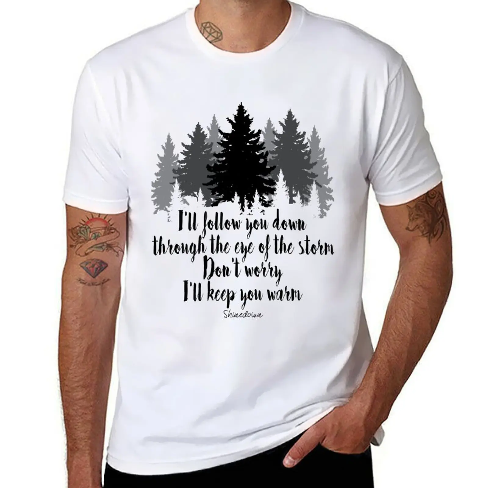 

LIMITED EDITION-SHINEDOWN T-Shirt man t shirt cotton high quality essential t shirt T-Shirt