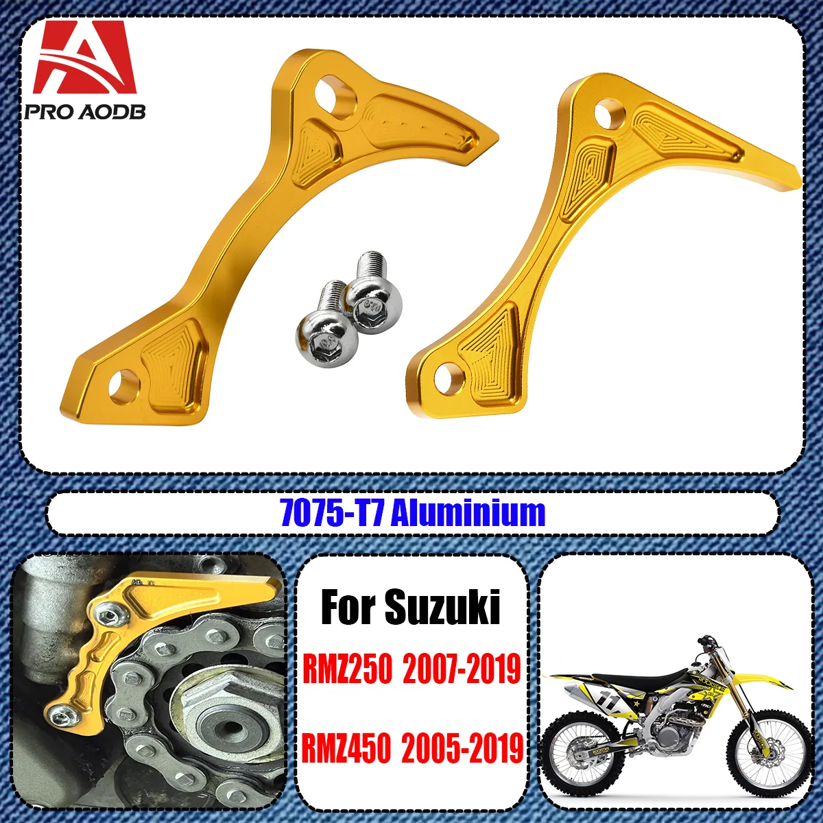 

Motorcycle Sprocket bracket protection cover Case Plate Saver Gurad Protector For Suzuki RMZ250 RMZ450 RM Z250 Z450 2005-2019