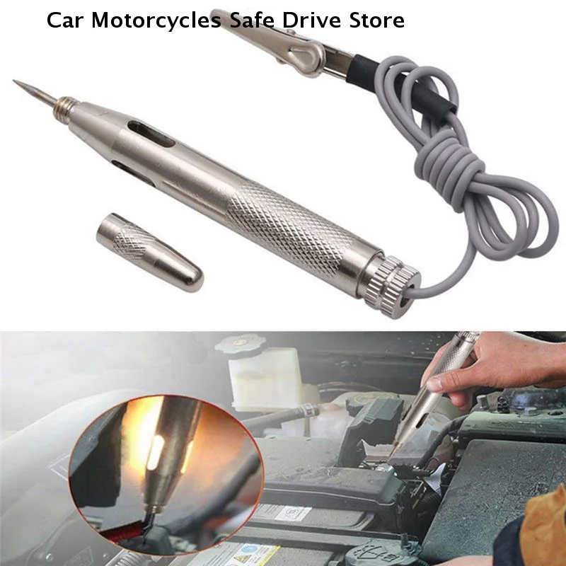DC 6-24V Auto Car Light Circuit Tester Lamp Voltage Test Pen Detector Probe For Repairing Car Searchlights Electrical Test Pen