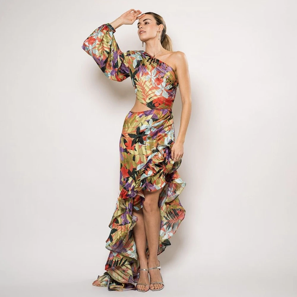 Feminino retro impresso vestido de baile casual férias outfits vestidos longos sem mangas vestido de festa vestidos de noite luxo verão 2025