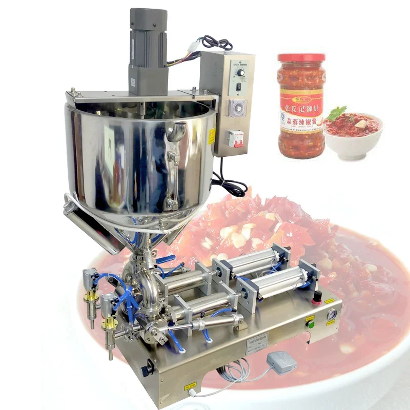

Automatic Sauce Filling Machine, Commercial Multi-functional Pneumatic Paste Liquid Packaging Machine Bottling Machine