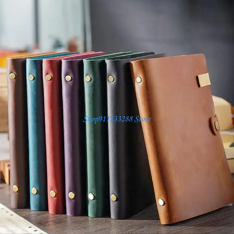 Removable Rings Binder A 5 Notebook Smooth Writing Recycled Paper Refillable Planner Notebook For Student Professional