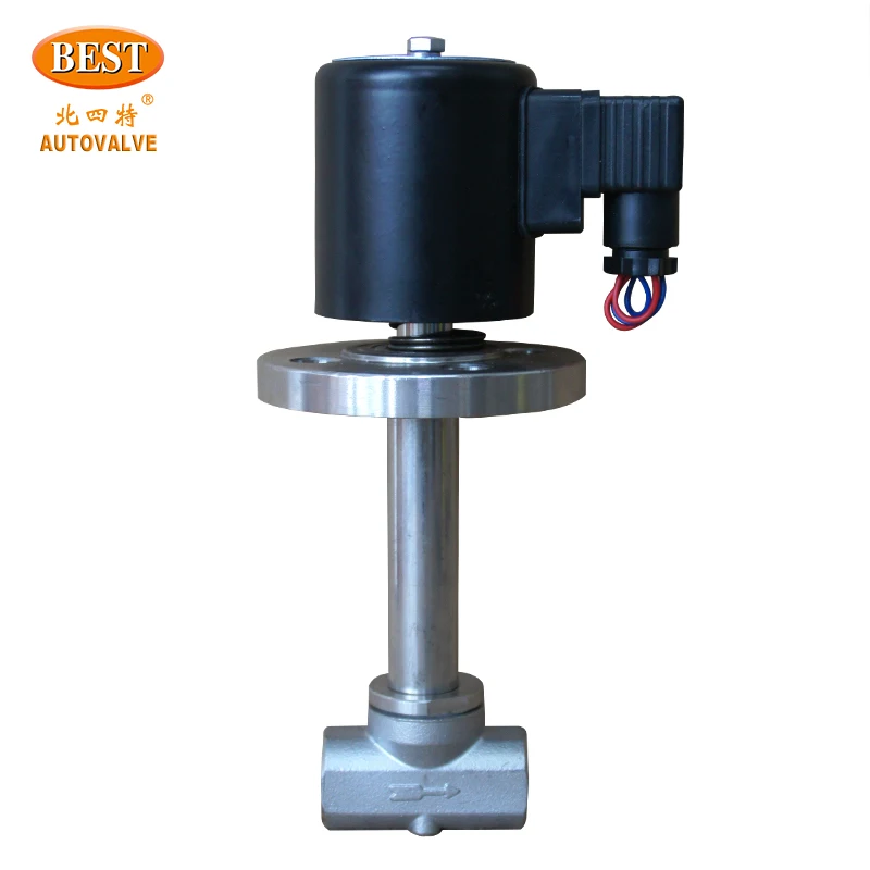 High quality thread ZCD 2/2 Way Pilot Operated Piston Solenoid Valve NC/NO for Low Temperature medium