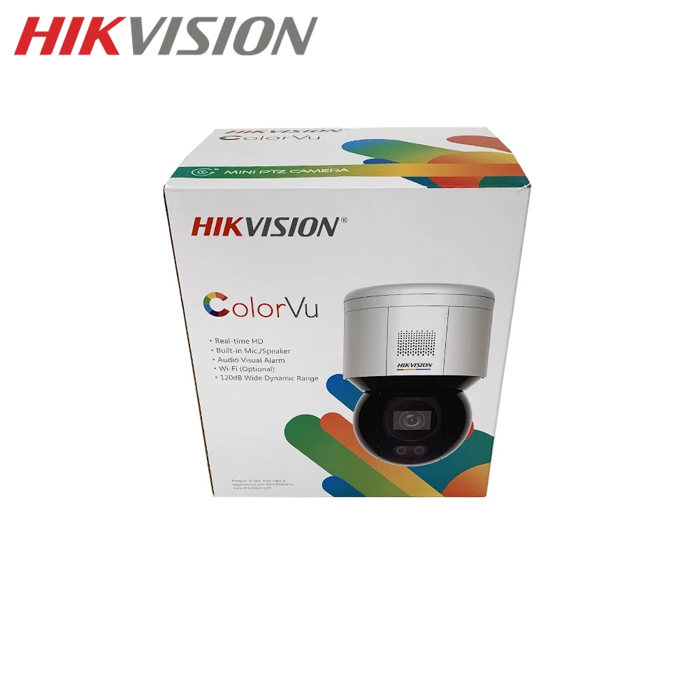 HIKVISION DS-2DE3A400BW-DE/W F1 T5 Overseas Version  4MP  PTZ 4mm Lens Built-in Mic Speaker Camera IP66