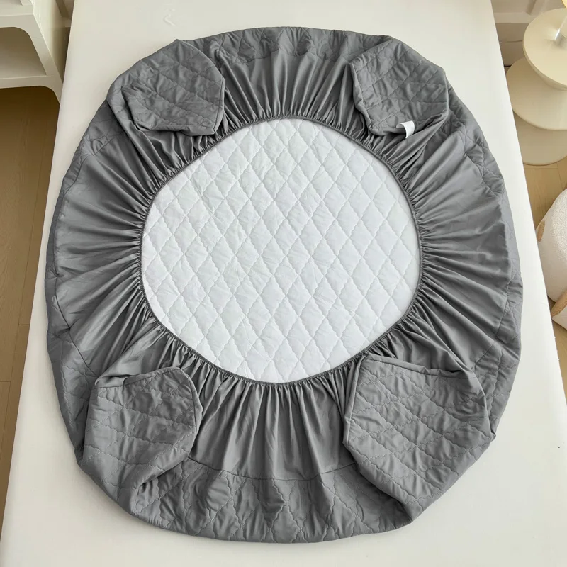 1pcs Waterproof Mattress Cover, 3D Embossed 100% Waterproof Mattress Protector, Skin-friendly Non-Slip Fitted Sheet Bed Cover