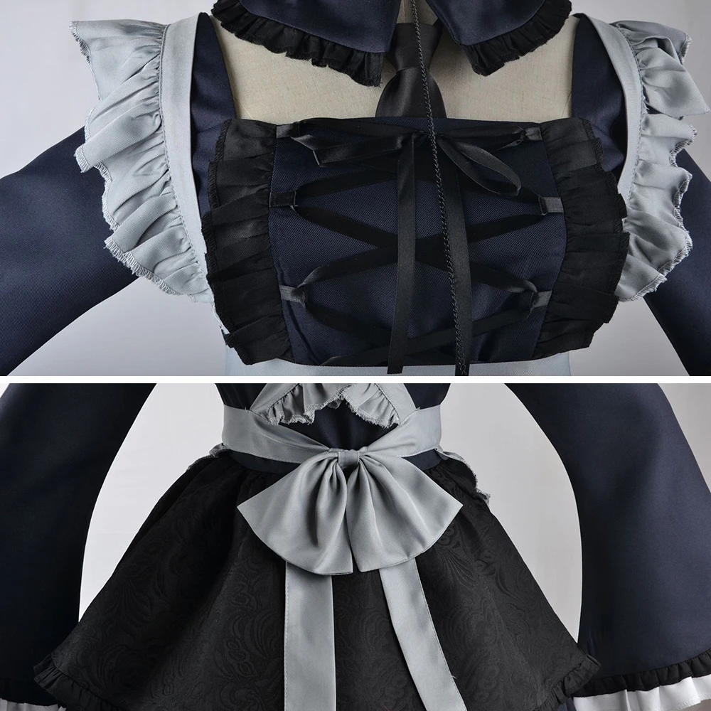 Anime My Dress Up Darling Kitagawa Marin Shizuku Kuroe Cosplay Costume Gothic Maid Dress Lolita Outfit Women Halloween Costume view 5