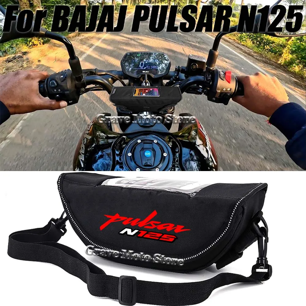 

For Bajaj Pulsar N125 pulsar n125 Motorcycle accessories tools bag Waterproof And Dustproof Convenient travel handlebar bag