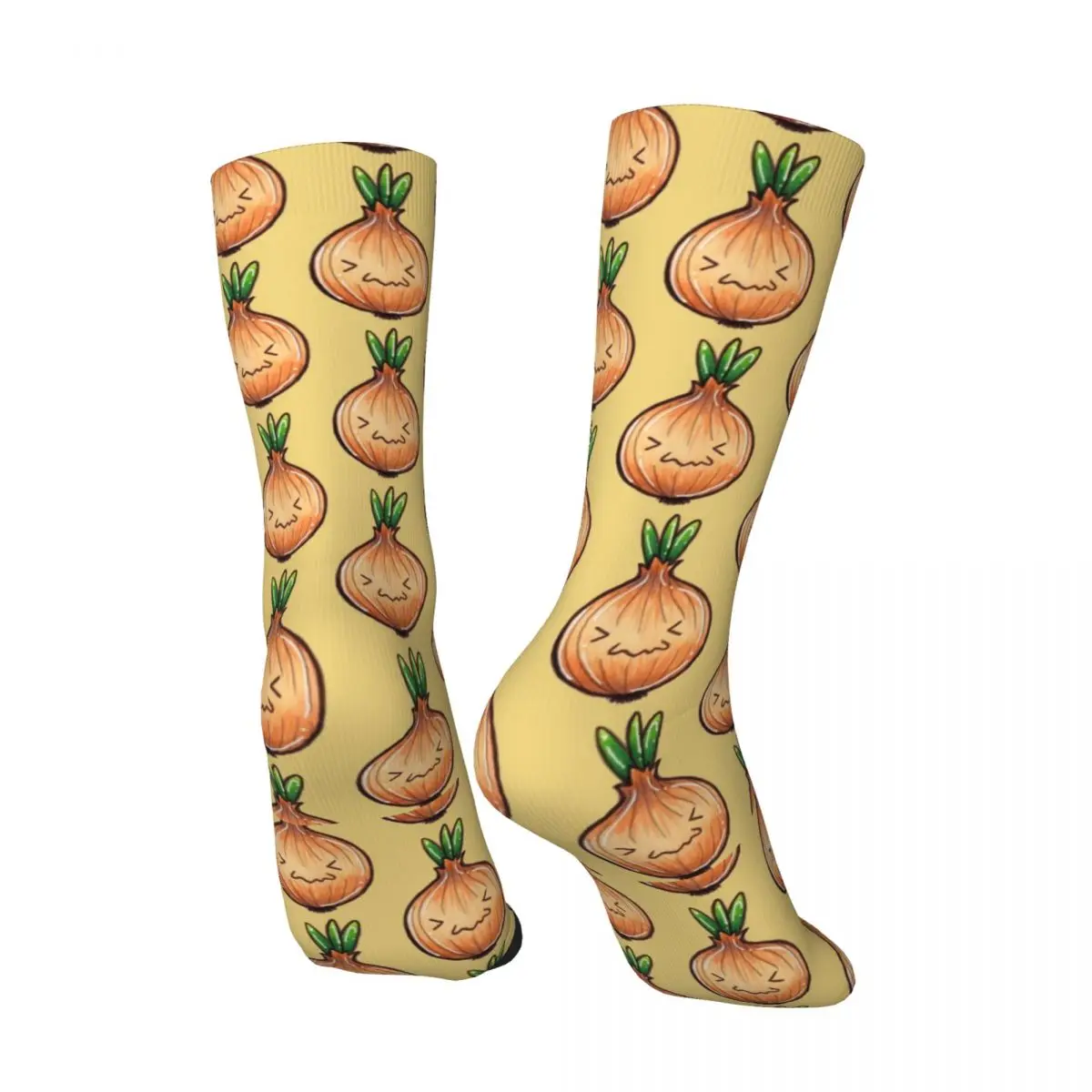 Cute Onion Socks Vegetable Korean Stockings Spring Non Skid Female Socks Quality Graphic Running Socks