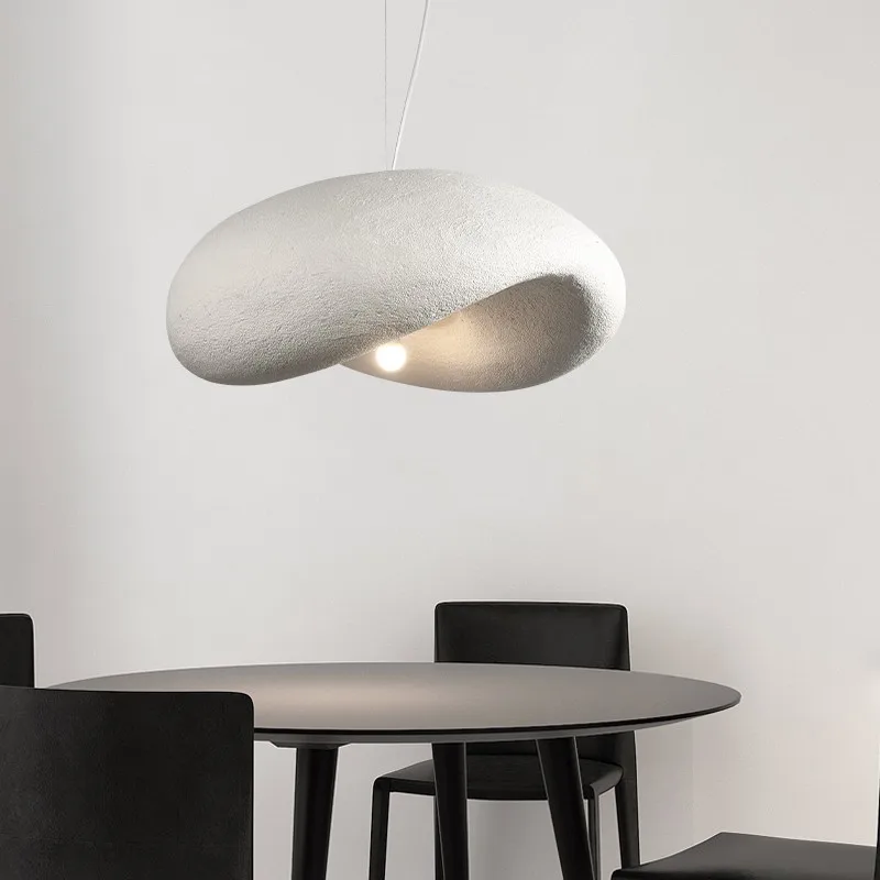 

Japanese Wabi Sabi Pendant Lamp Original Design Living Room Minimalist Restaurant Bedroom Cafe LED Hanging Chandeliers Luminaire