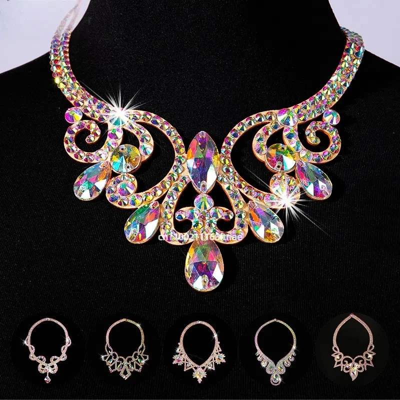 جديد الرقص الشرقي قلادة اليدوية الساخن حفر الرقص الشرقي مرحلة الأداء الملحقات المنافسة أداء الملحقات