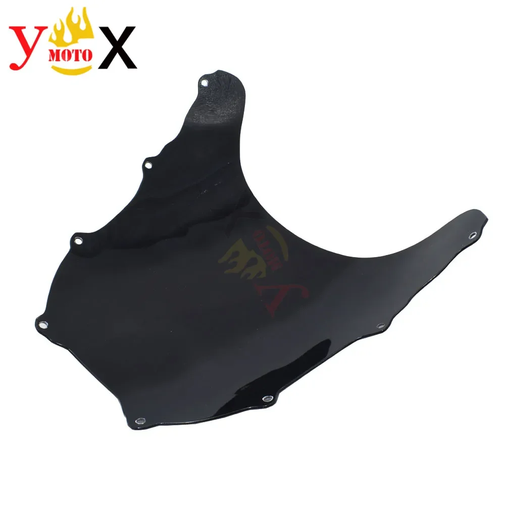 Pára-brisas preto claro da lâmpada única, vidro dianteiro do vento, defletor de carenagem para Kawasaki ZXR400 1991-1999, ZXR 400 91-99