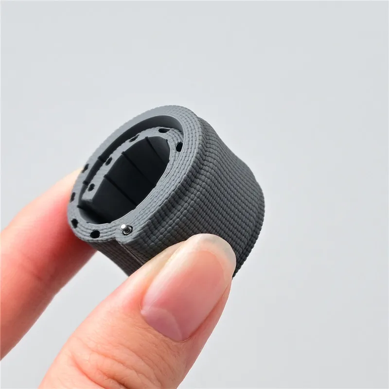 CTS Fluorkautschuk-Uhrenarmband 18mm 19mm 20mm 21mm 22mm 23mm 24mm FKM Schnellverschluss Universal Herren Damen Uhrenband zum Zuschneiden – Detail 3