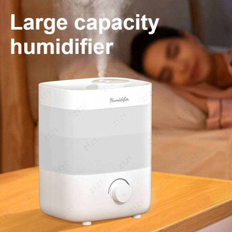 

Ультразвуковой нано-увлажнитель воздуха большой емкости 2 л для спальни и офиса, бесшумный, с плавной регулировкой подачи тумана