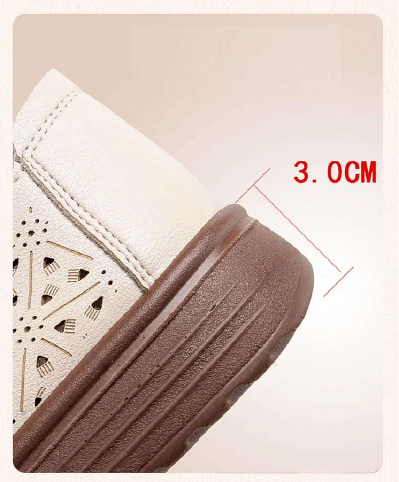 Neue hohle, atmungsaktive Schnürschuhe mit Schnürung für Damen, Oxfords aus Kunstleder, Slip-On-Flats für den täglichen Gebrauch, Mokassins – Detail 7