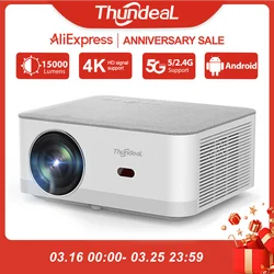 ThundeaL TD92Pro Mini Projector Full HD 1080P Projetor 5G WiFi Android 4K Video TD92 Pro Portable Beamer 3D Movie Home Theater