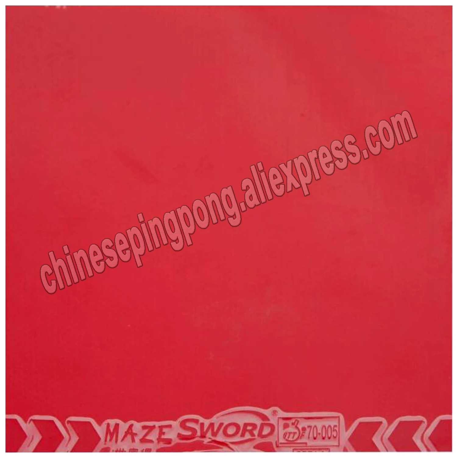 Sword red Maze Tacky Pips In Table Tennis Rubber With Sponge Attack plus Loop for racket