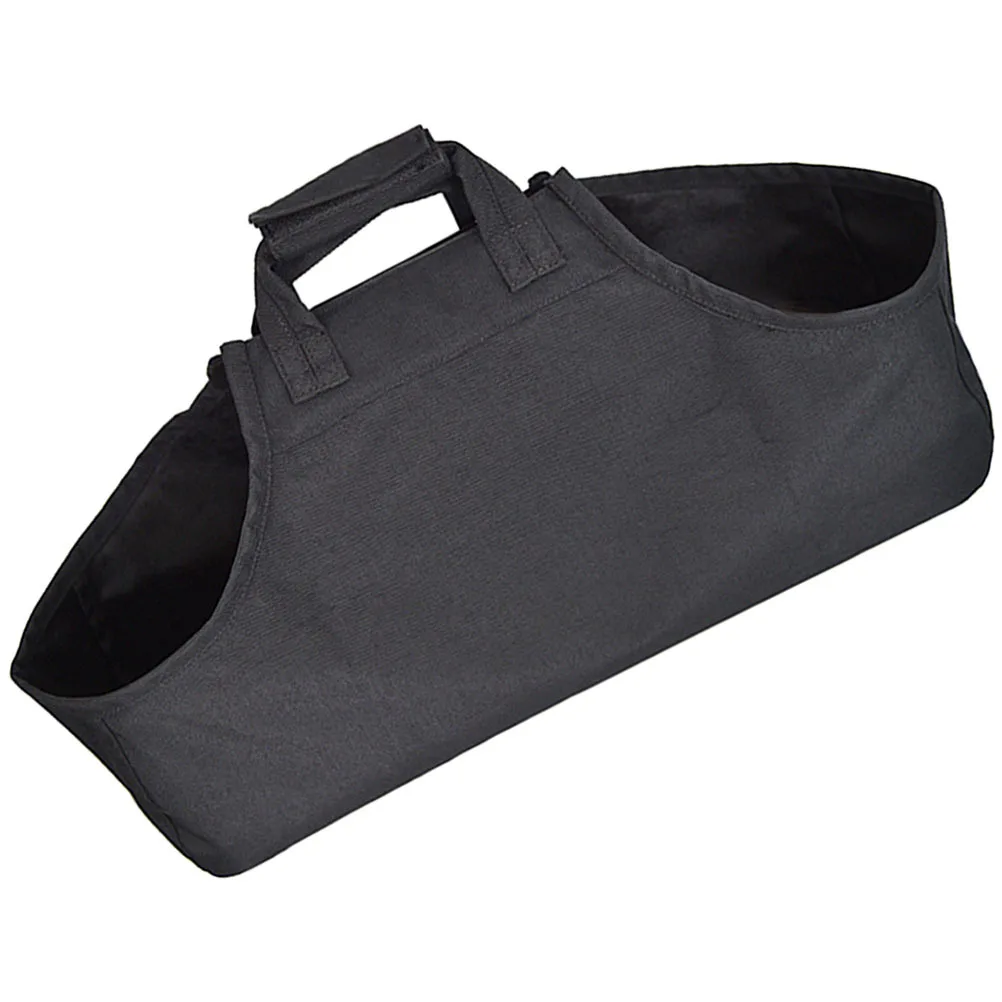 

1pc Collapsible Bag Outdoor Storage Pouch Lightweight Wood Carrier For Camping Picnic Tools Folding Firewood Holder