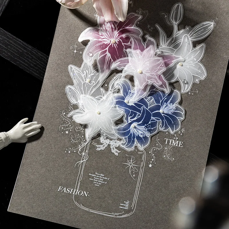 10 шт./1 лот, милые наклейки для скрапбукинга Liuli Lily, декоративные стикеры для планировщиков и рукоделия, канцелярские товары