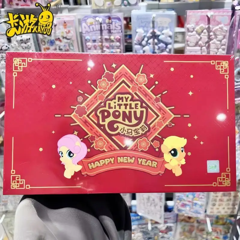 

Подлинный подарочный набор KAYOU My Little Pony 2025 к Новому году: Коллекционная карточка «Дружба — вечность», аниме-фэнтези, игрушка-подарок для любителей аниме