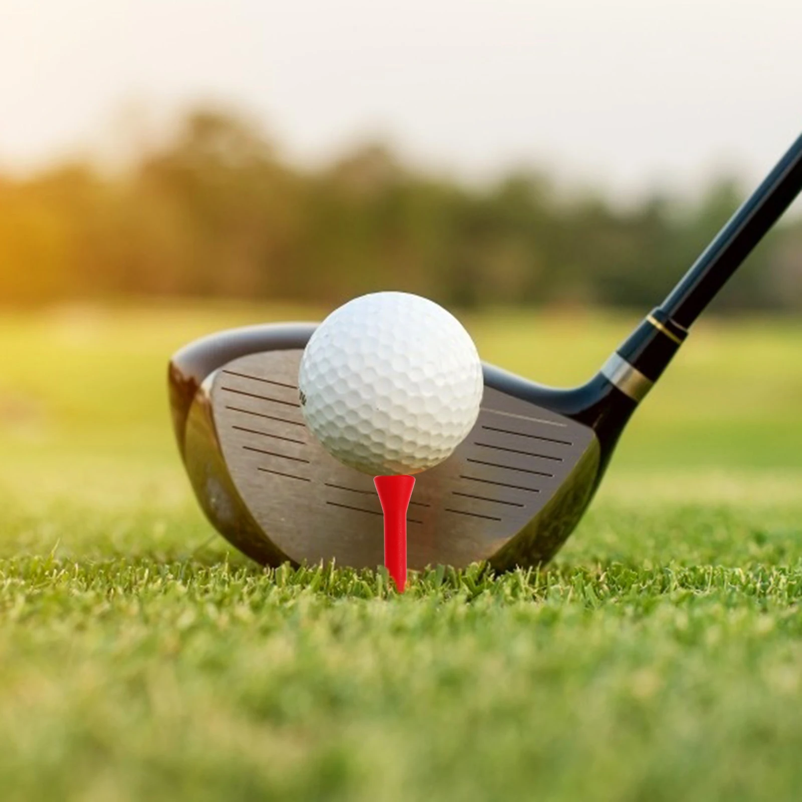 

3 Pcs Golf Tee Bundle Rubber Golfs Tees Ball Racks Matte Outdoor Practice Elastic Props Supplies Training
