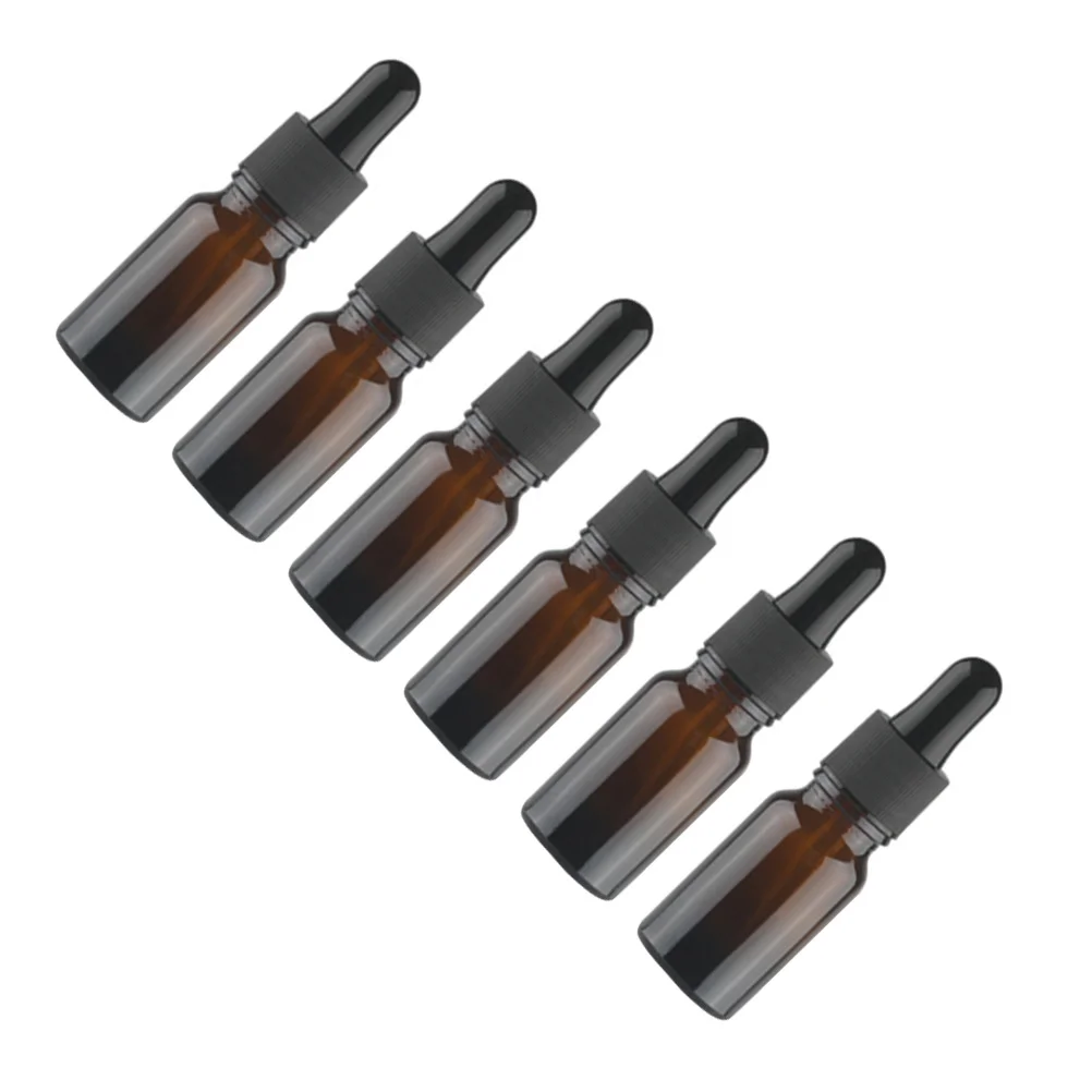 

12 Pcs Essential Oils Perfume Bottle for Women Glass Dropper Small Brown Travel