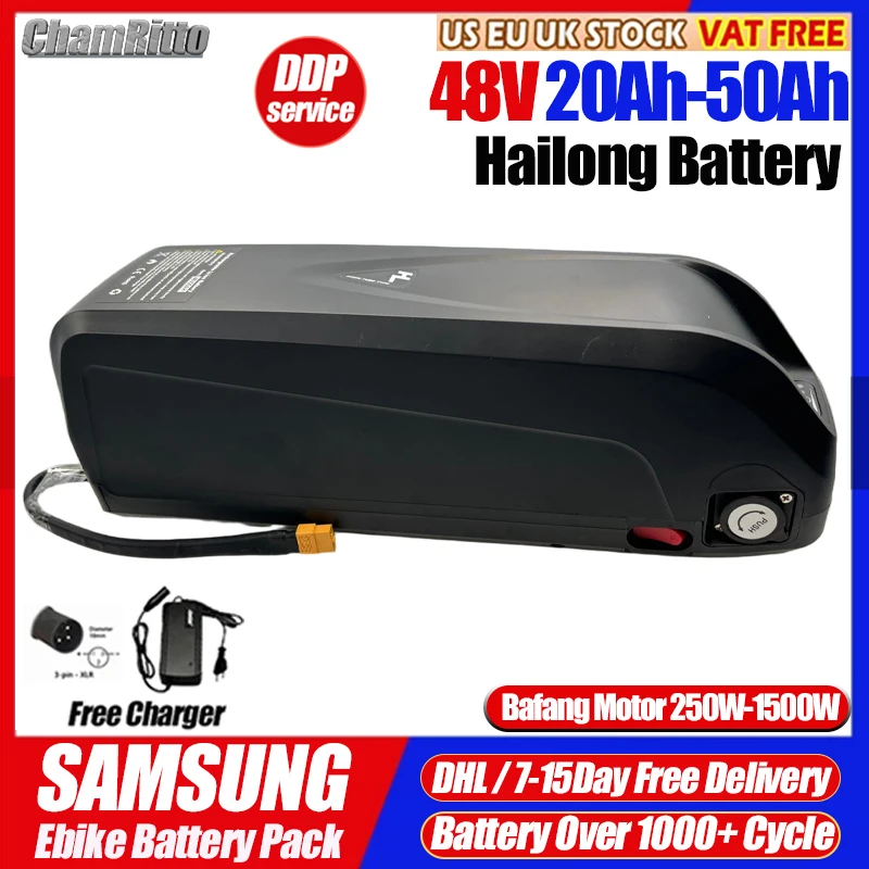 

48 В 24 Ач 1000 Вт Аккумулятор для электронного велосипеда 30 Ач Hailong Polly 18650 ячеек 52 В 2000 Вт Электрический велосипед 50 Ач Аккумулятор 40 Ач 350 Вт 500 Вт 750 Вт 1500 Вт Комплект