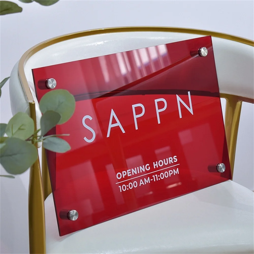 Custom Color Letter Text Wall Hanging Sign Large