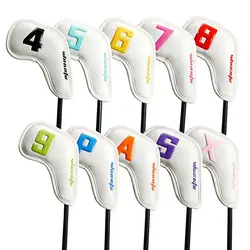 Case Protective Cover Accessories With Number Design Golf Iron Headcover Golf Head Cover Golf Headcovers Golf Club Cover