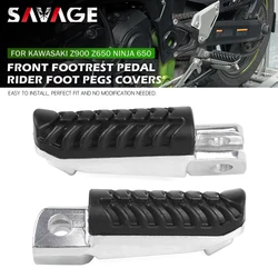 Front Footrest Foot Pegs Pedal For KAWASAKI Z650/S/RS Z900/SE NINJA 650 H2 SX Versys-X 300 250 Motorcycle Rider Footpeg Cover