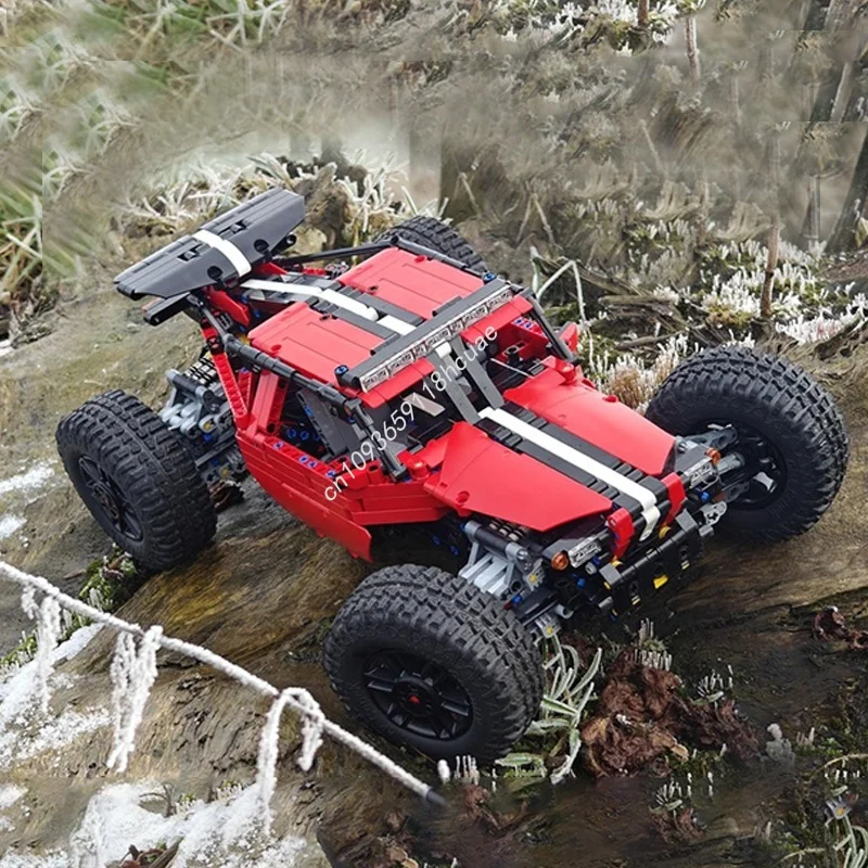 1734 قطعة MOC RC سباق عربات التي تجرها الدواب BuWizz MOD نموذج فني بناء هدايا عيد الميلاد كتل لعبة إبداعية التعليم الطوب الاطفال عيد ميلاد #3